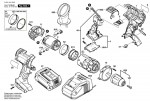 Bosch 3 601 H61 S00 Gsr 18 Ve-2Li Cordless Drill Driver 18 V / Eu Spare Parts